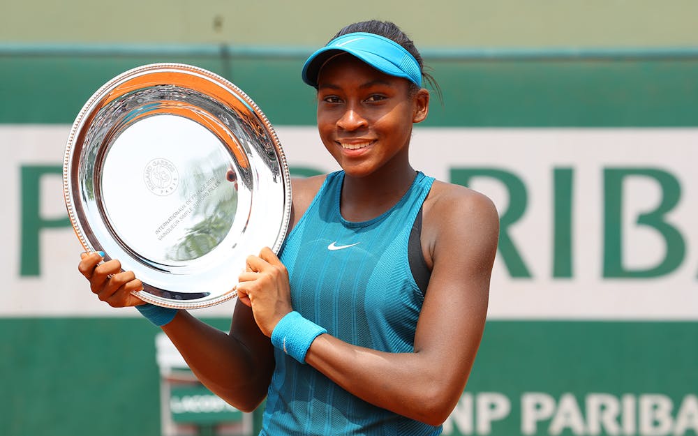 Simple juniors filles, Cori Gauff, Roland-Garros 2018