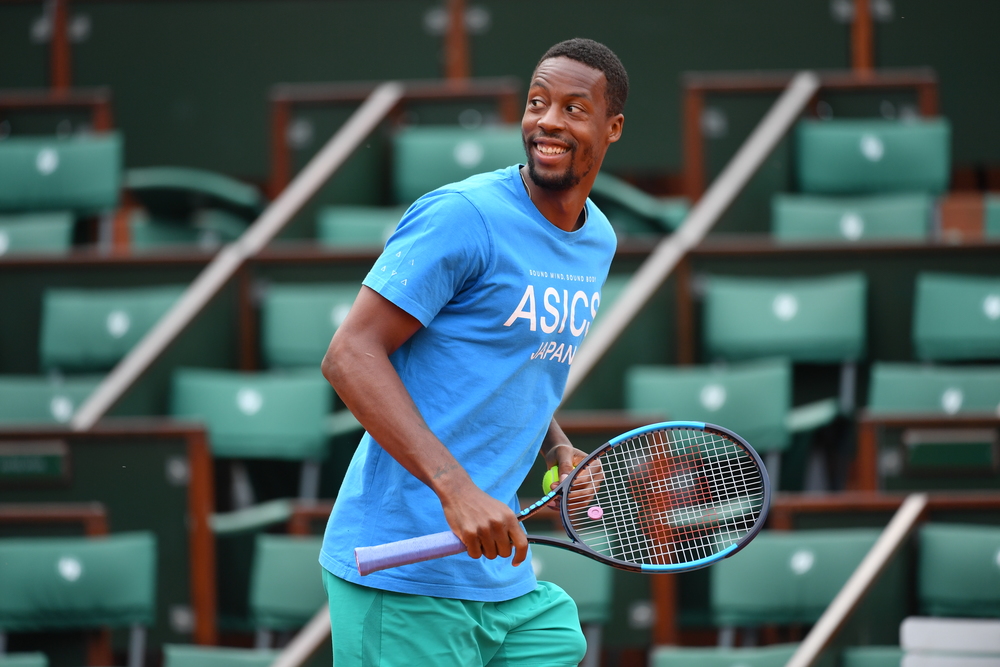 Roland-Garros 2018,  Gael Monfils, entraînement, practice