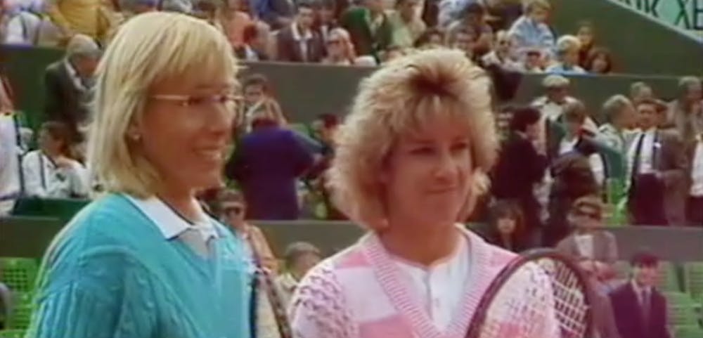 Evert et Navratilova se disputent une nouvelle finale à Roland-Garros en 1986