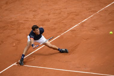 Dominic Thiem, Roland-Garros 2018, 1er tour