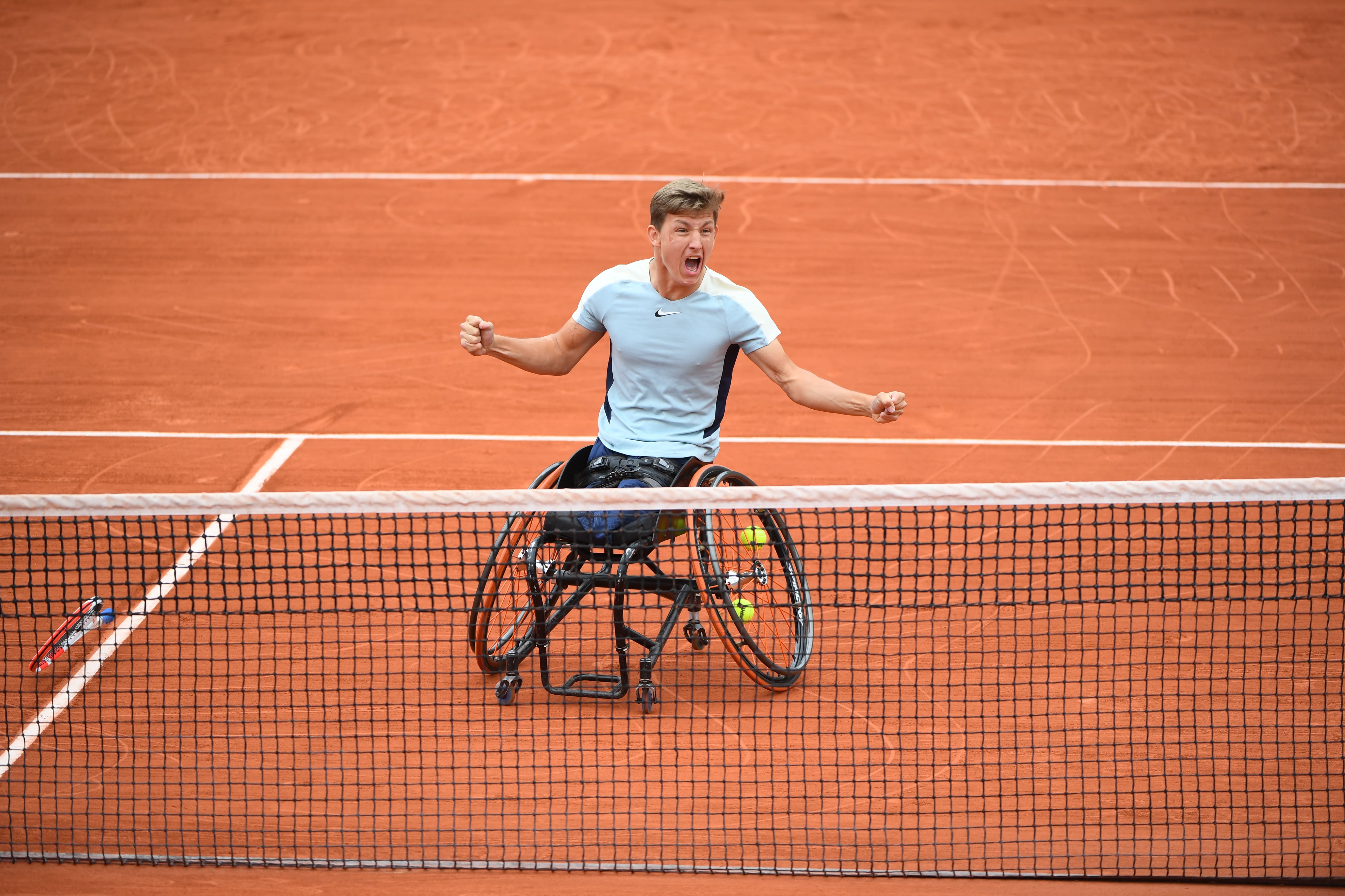 Niels Vink, finale, double, quad, Roland-Garros 2022