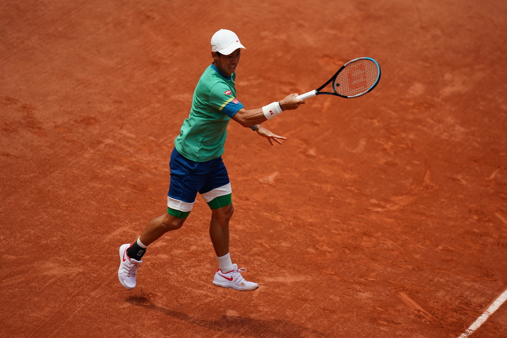 Kei Nishikori, Roland-Garros 2021, 2nd round