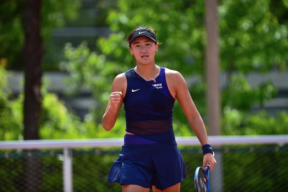 Wang Xiyu, Roland Garros 2021, qualifying final round