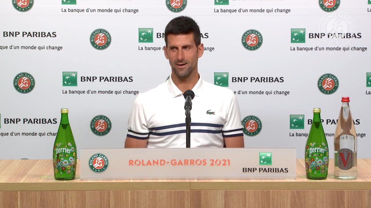 Novak Djokovic press
