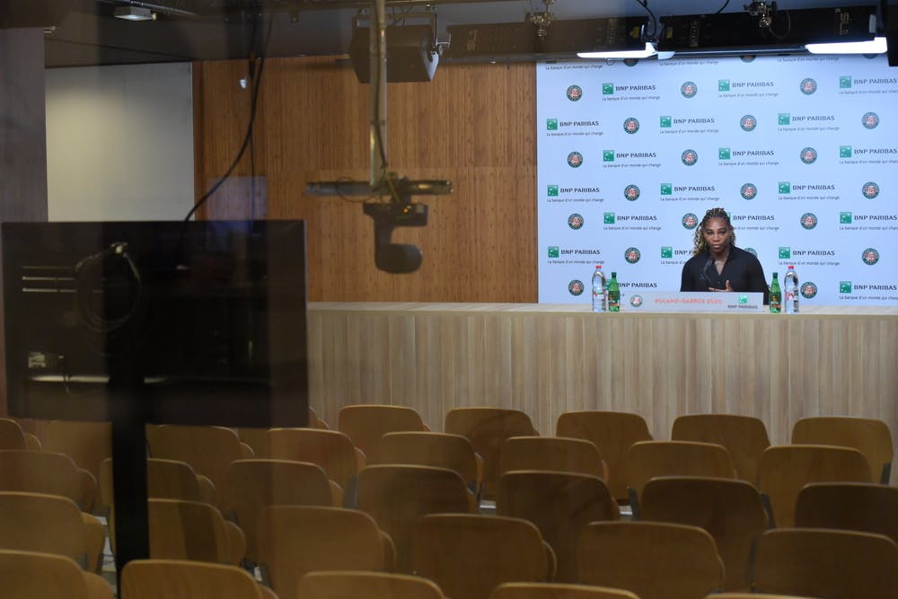 Serena Williams, Roland-Garros 2020, conférence de presse