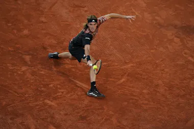 Stefanos Tsitsipas, fourth round, Roland-Garros 2023 Stefanos Tsitsipas, fourth round, Roland-Garros 2023