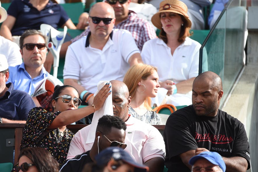 Mike Tyson à Roland-Garros 2018