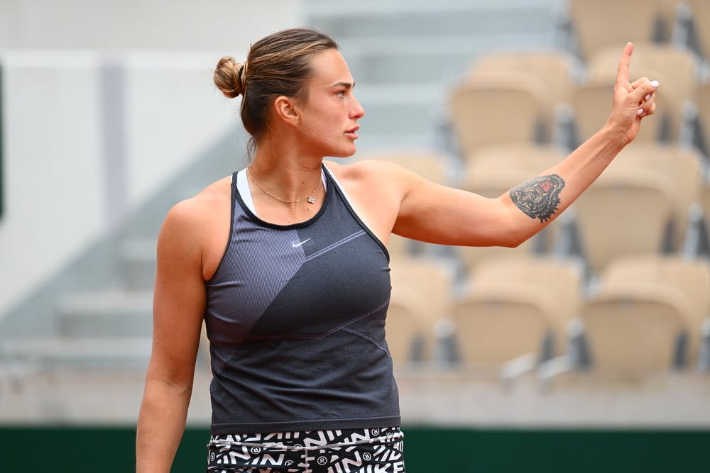 Aryna Sabalenka, Roland-Garros 2023, practice