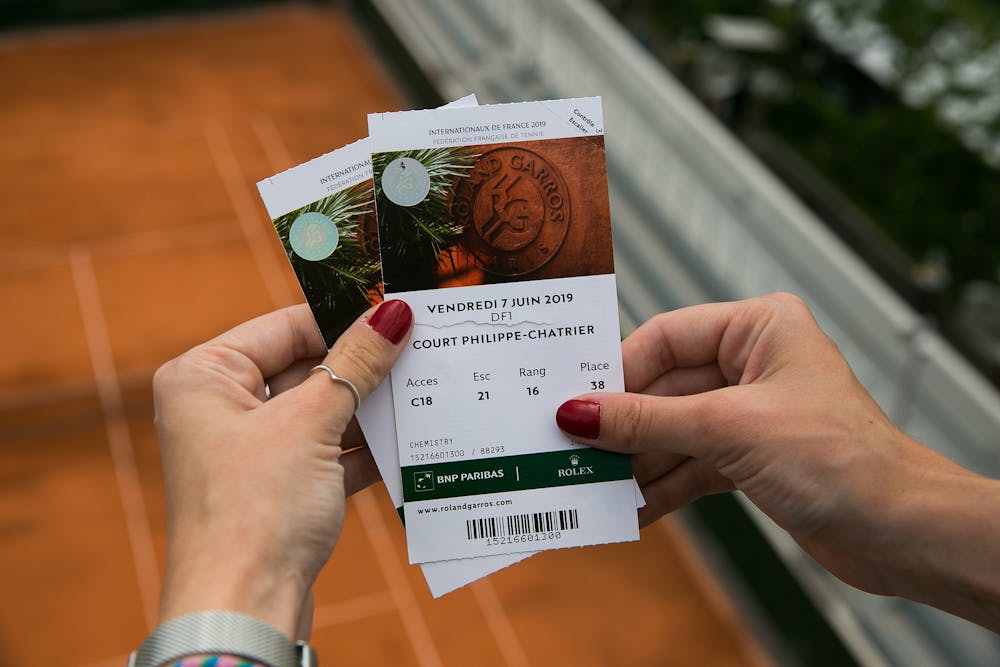 Tickets for Roland-Garros 2019 edition 