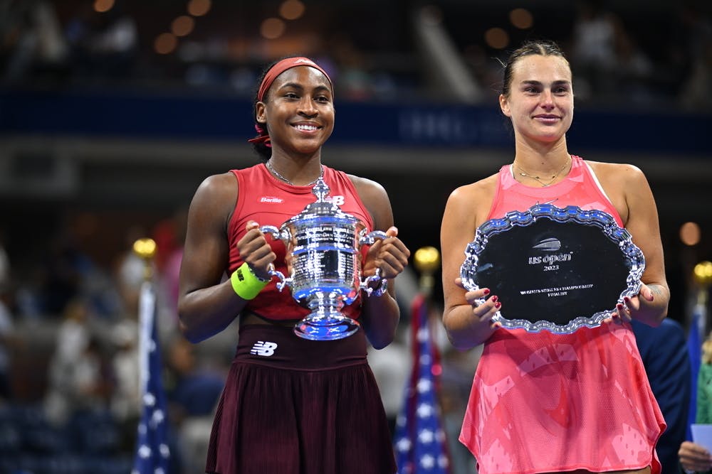 Coco Gauff & Aryna Sabalenka / Finale US Open 2023