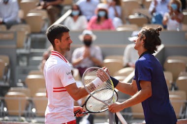 Novak Djokovic, Lorenzo Musetti, Roland Garros 2021, fourth round