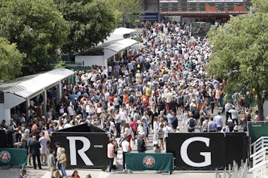 Qualifications Roland-Garros 2018 Allée principale