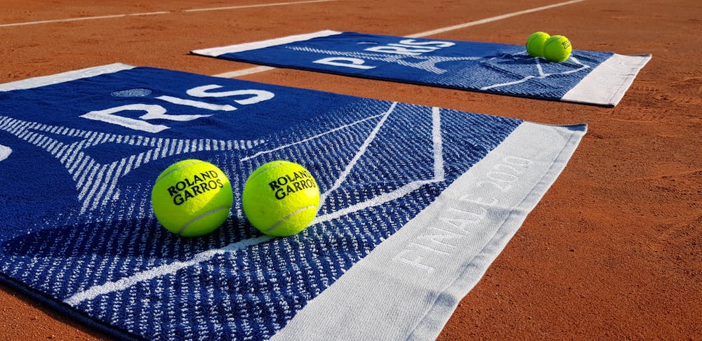 Serviettes officielles, Finales, Roland-Garros, 2020, Carré Blanc