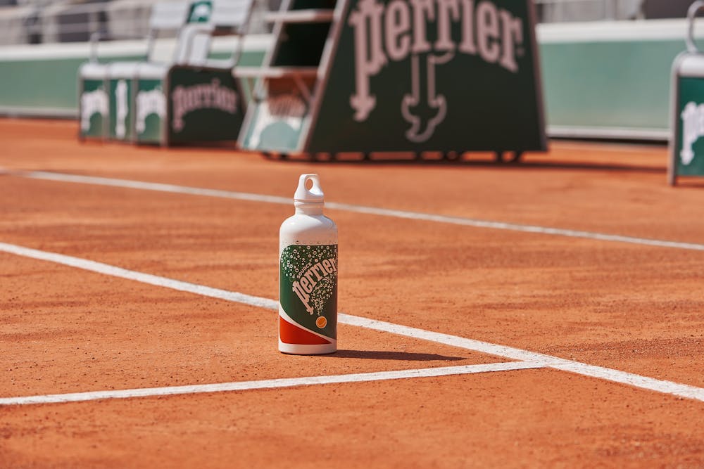 Gourde Perrier, Roland-Garros