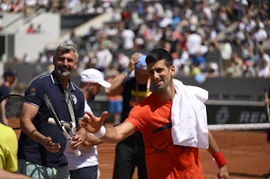 Novak Djokovic, Roland-Garros 2023, practice