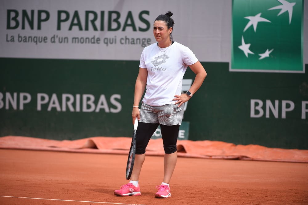 Ons Jabeur, Roland Garros 2021 practice