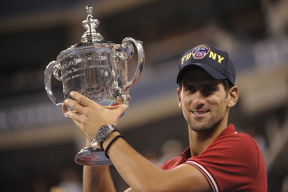 Novak Djokovic, US Open 2011, remise des prix 