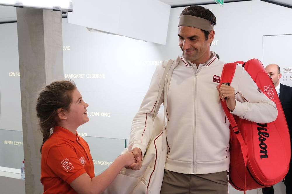 Roger Federer Entrée de Rêve Roland-Garros 2019