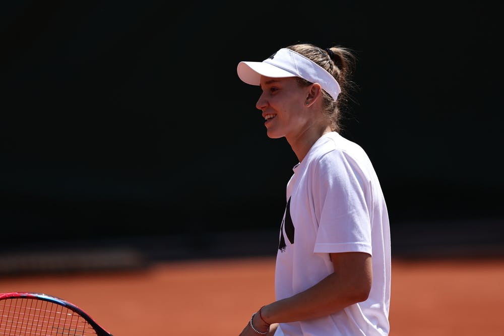 Elena Rybakina, Roland-Garros 2023, practice