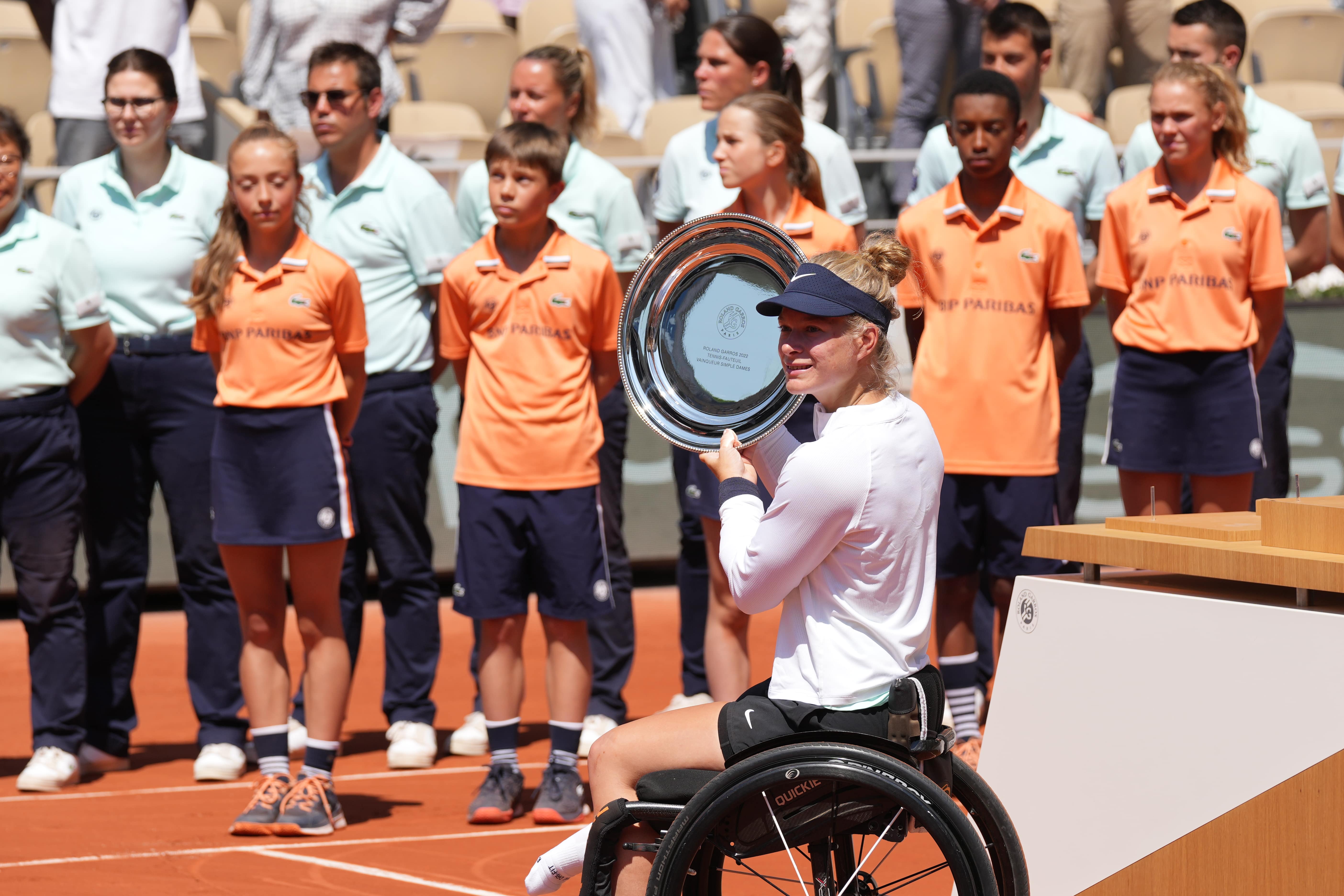 Diede de Groot, tennis-fauteuil, simple dames, Roland-Garros 2022