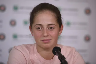 Jelena Ostapenko press conference Roland-Garros 2018.