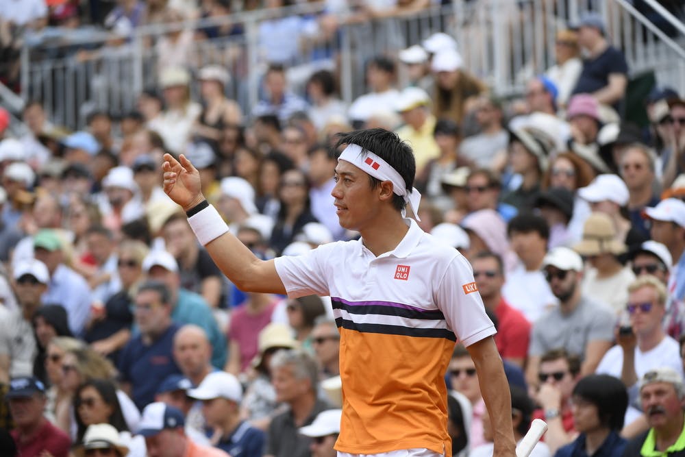 Kei Nishikori - Roland-Garros 2019 - 3e tou