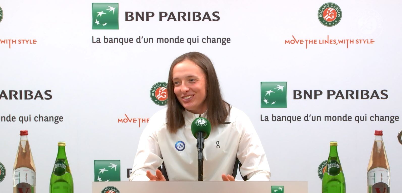Iga Swiatek, press, final Roland-Garros 2023