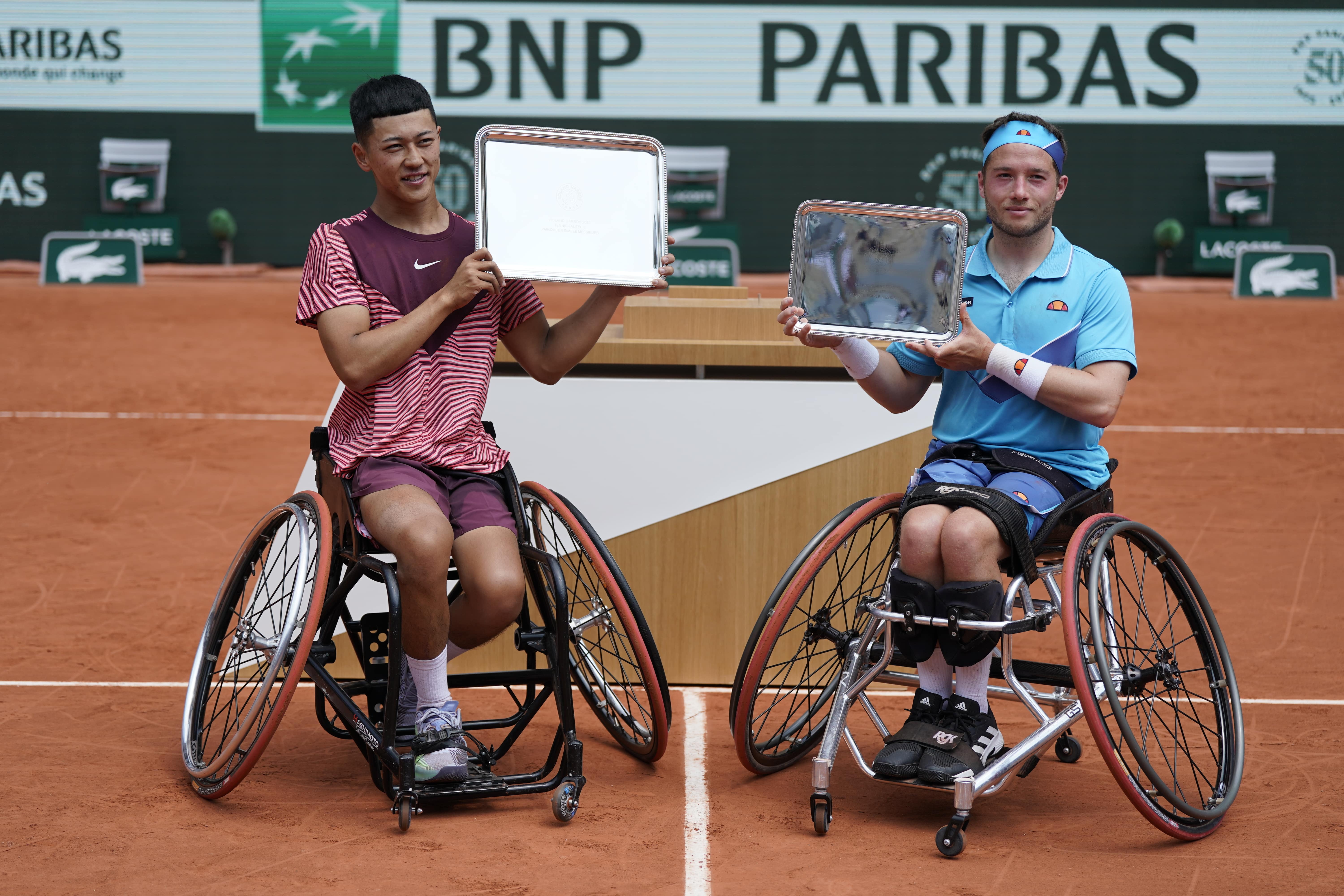 Tokito Oda, Alfie Hewett, Roland-Garros 2023, wheelchair men's singles final