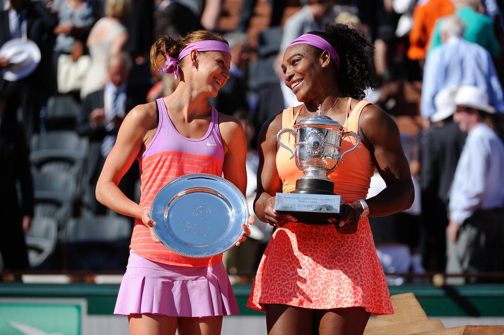 Lucie Safarova et Serena Williams Roland-Garros 2015