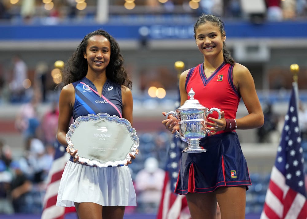 Leylah Fernandez & Emma Raducanu / US Open 2021