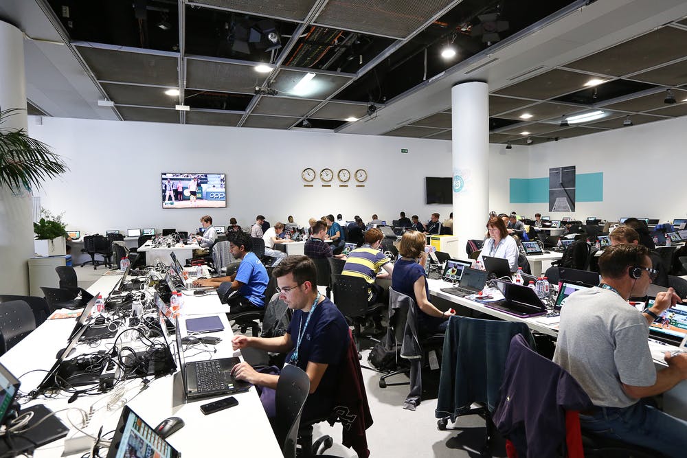 Press centre Roland Garros 2019