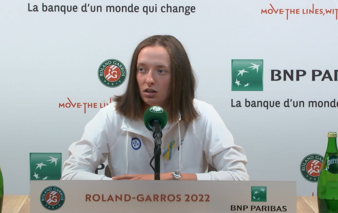 Iga Swiatek, R2, Roland-Garros 2022 