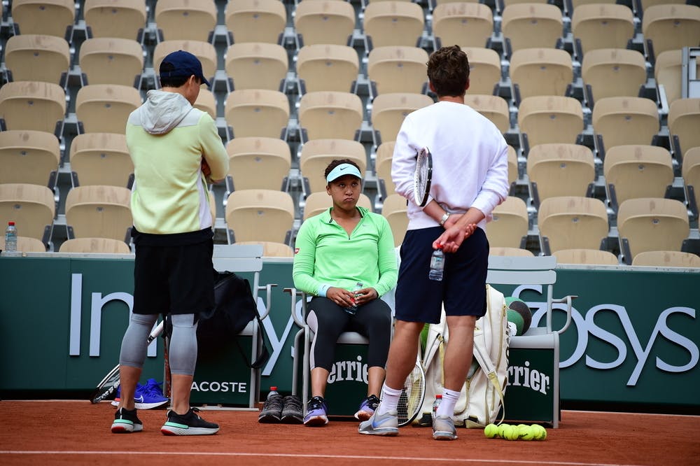 Osaka Hits The Practice Courts At Rg Roland Garros The 2022 Roland 