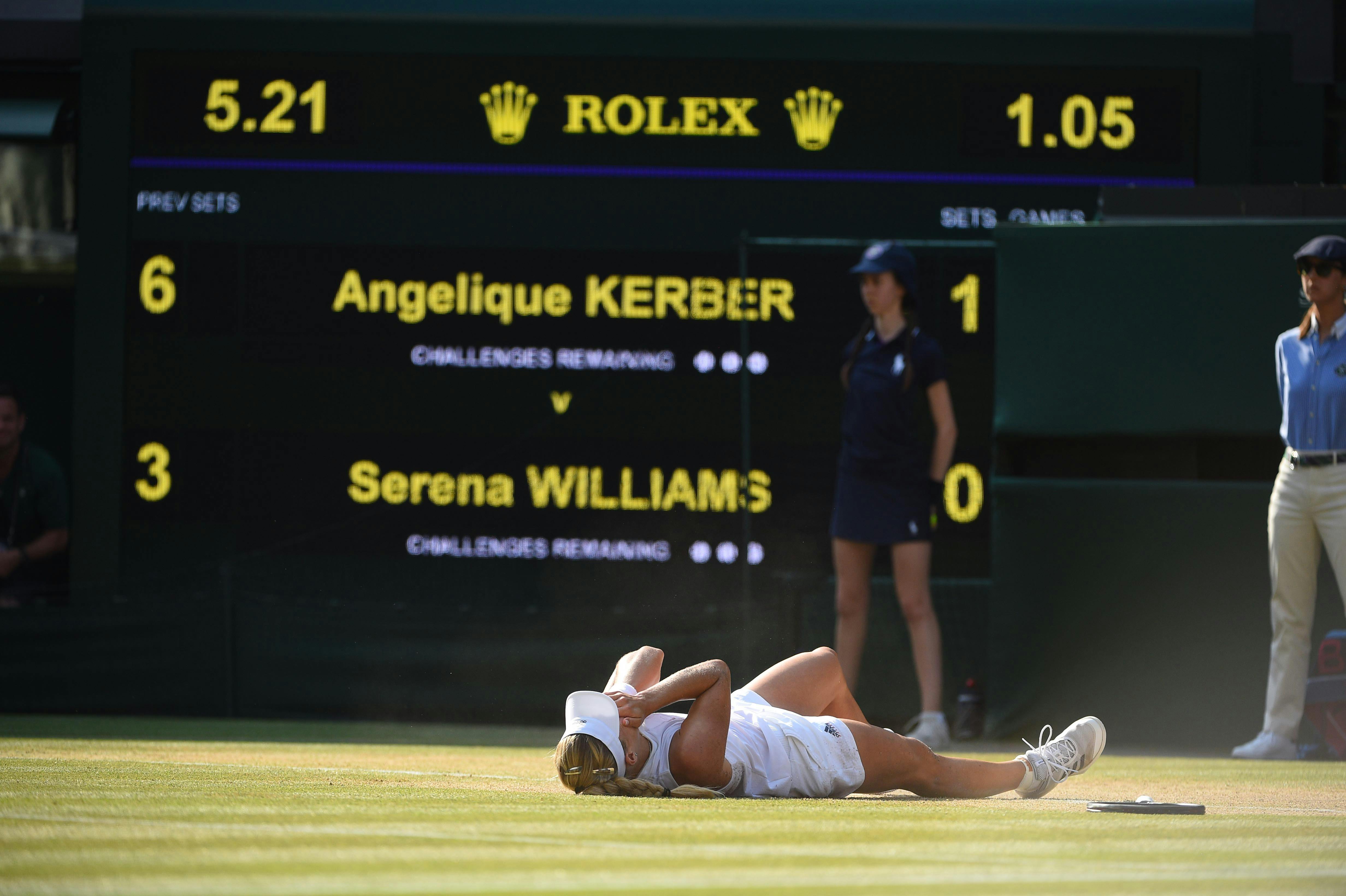 Angelique Kerber defeats Serena Williams final Wimbledon 2018