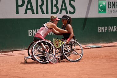 Diede De Groot, Maria Florencia Moreno, semi-final, women's wheelchair doubles, Roland-Garros 2023 