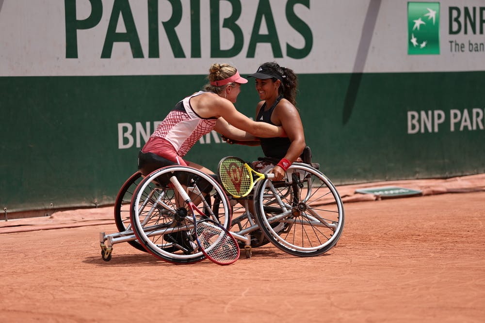 Diede De Groot, Maria Florencia Moreno, semi-final, women's wheelchair doubles, Roland-Garros 2023 