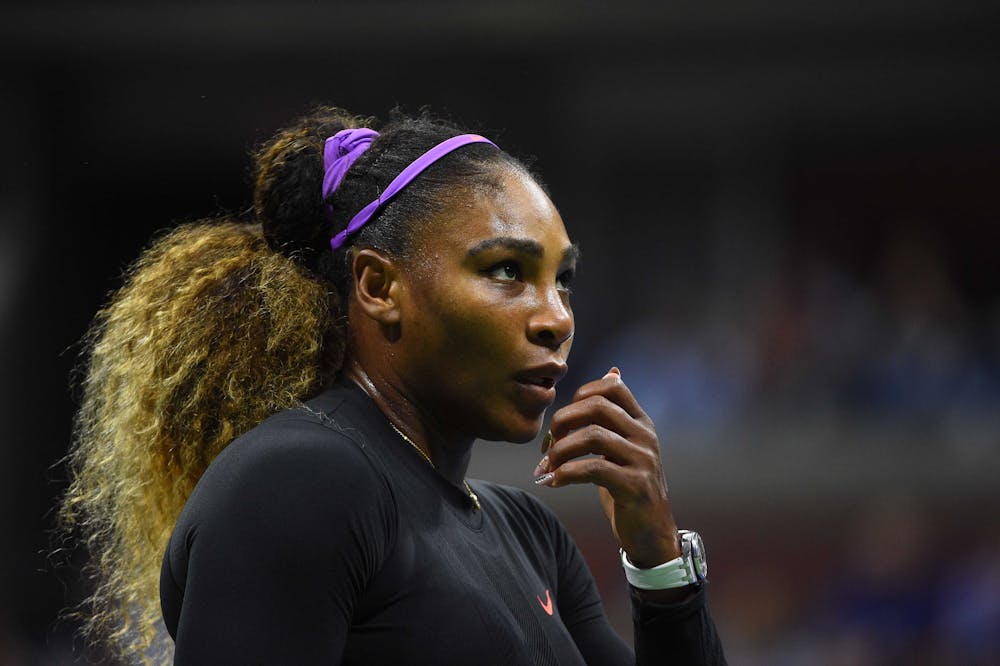 Serena Williams portrait during 2019 US Open semifinal