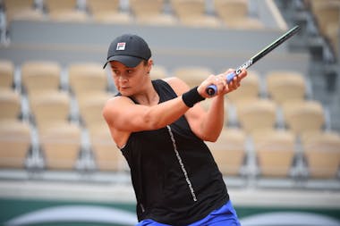 Ashleigh Barty, Roland Garros 2021, practice with Naomi Osaka