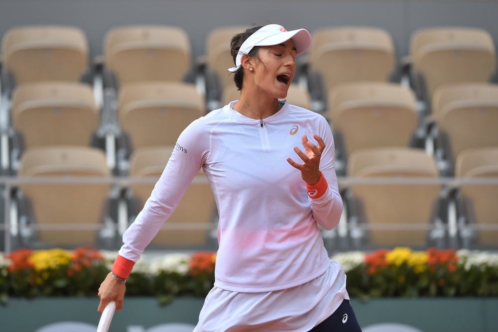 Caroline Garcia, Roland-Garros 2020, huitièmes de finale