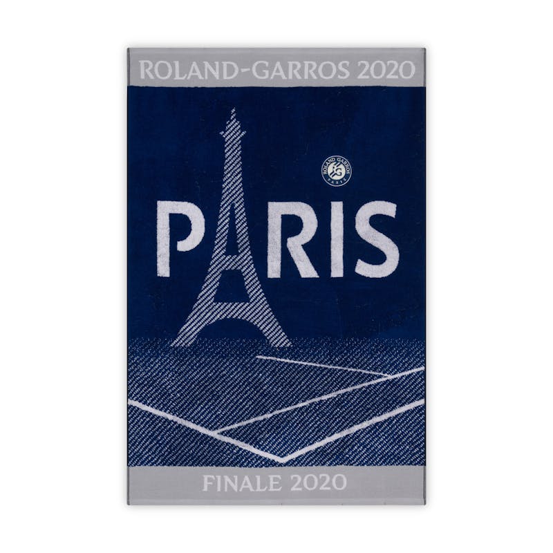Serviette officielle messieurs, Finale, Roland-Garros, 2020, Carré Blanc