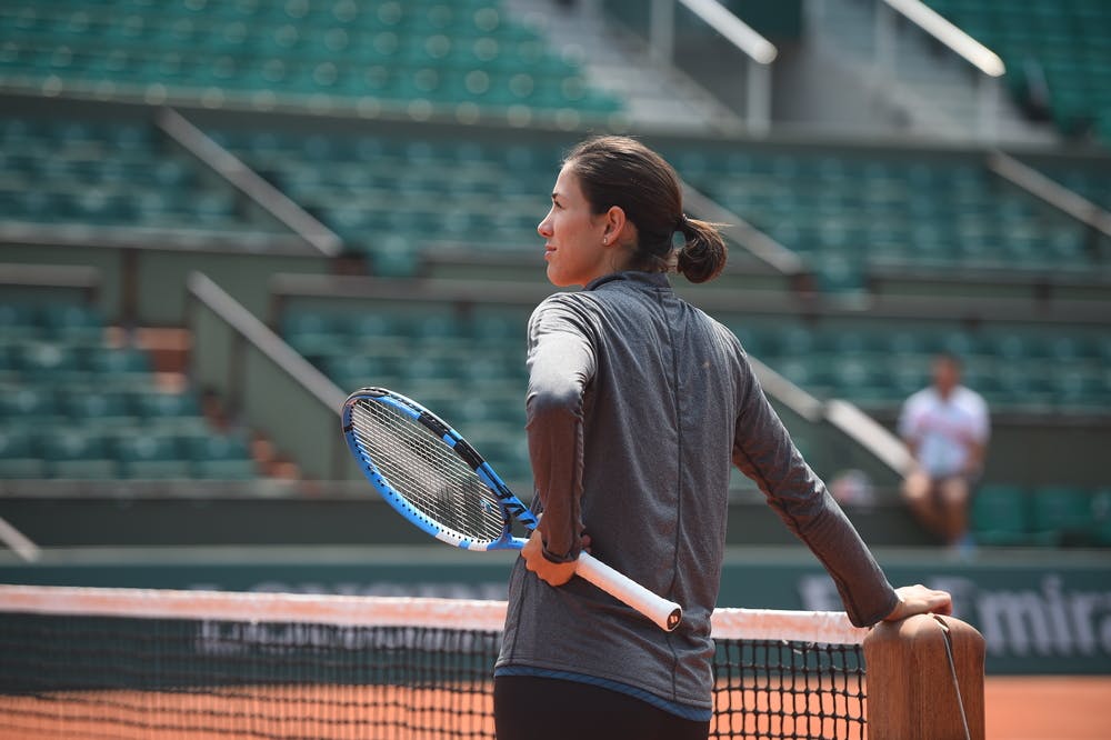 Garbine Muguruza Roland-Garros 2018 entraînement practice