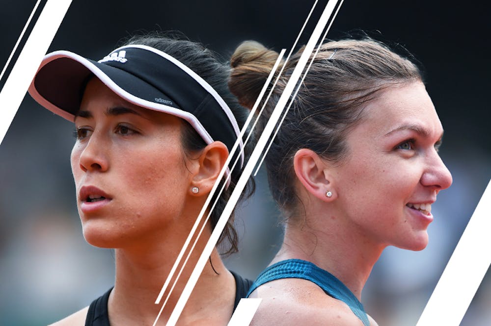 Duel Muguruza Halep.