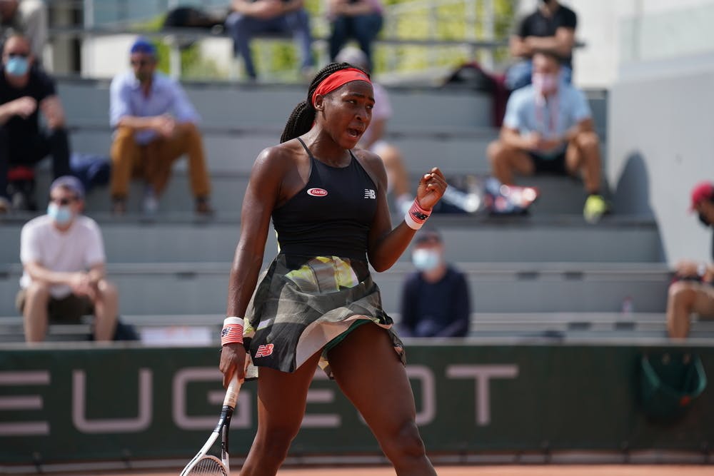 Coco Gauff, Roland Garros 2021, second round