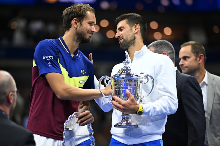 Daniil Medvedev & Novak Djokovic / Finale US Open 2023