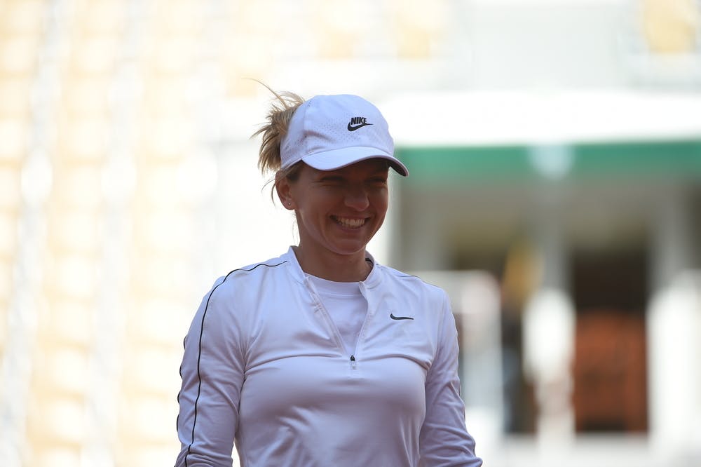 Simona Halep, Roland Garros 2020, practice