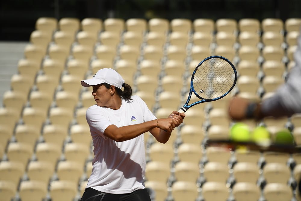 Garbine Muguruza, Roland Garros 2021, practice