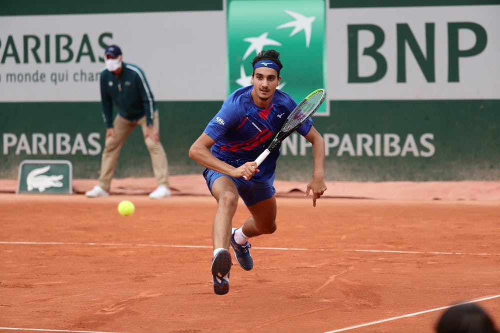 Lorenzo Sonego, Roland Garros 2020, second round