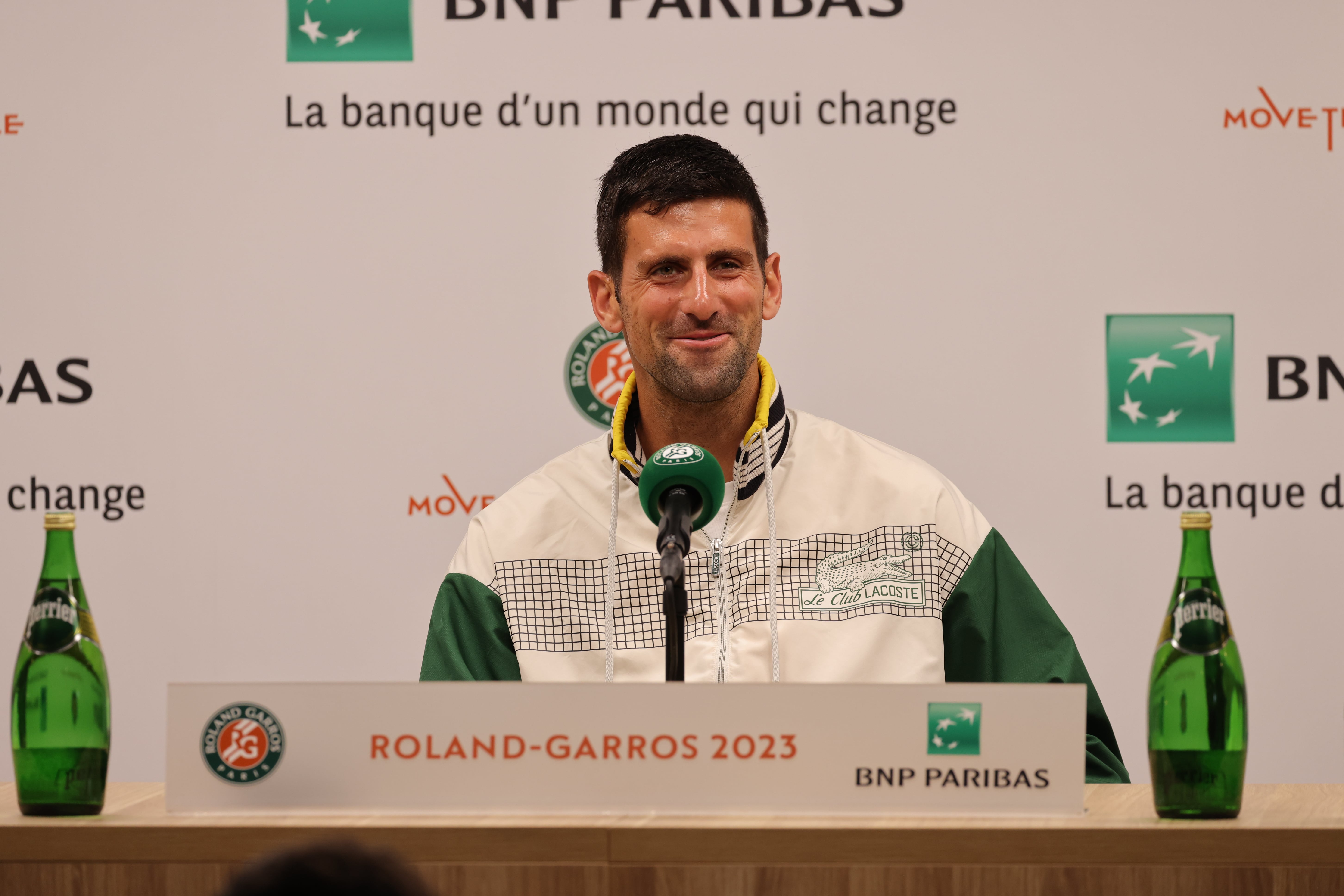 Novak Djokovic, Media Day, Roland-Garros 2023