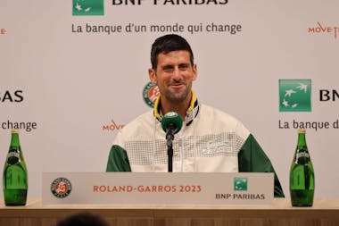 Novak Djokovic, Media Day, Roland-Garros 2023