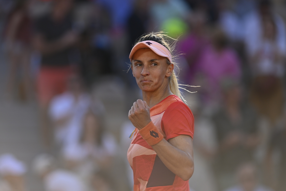 Lesia Tsurenko, third round, Roland-Garros 2023